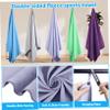 KOMBIUDA Microfiber Beach Towel Quick Drying Large Giant Microfiber Towel for Beach Pool Gym Adults Women view 4
