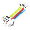 Parliky 6pcs Heavy Duty Coiled Lanyard Retractable Fishing Safety Rope for Outdoor Activities Portable Tether for Fishing Rods Pliers and Tools Sturdy and Convenient Design view 1