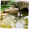SUPVOX 5pcs Fishing Net for Boy Girl Durable Shrimp Cast Net with Capacity for Catching Fish and Shrimp Freshwater and Saltwater White Round Design view 2