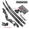 62" ILF Recurve Bow for Adult Youth Hunting Takedown 25-65Lbs Right Hand Gordon Bow Limbs CNC Machining (Black, 35Lbs) view 4