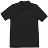Classroom Uniforms for Boys and Girls, Short Sleeve Pique Polo CR832D, 3T, SS Black view 1