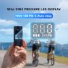 AIRBANK Mini Bike Pump with Gauge Pocket PRO, Max 120PSI Bike Air Pump Auto Shut-Off, Portable Electric Bicycle Pump for Road Bike and Balls, Tire Inflator for Schrader & Presta Valve view 2