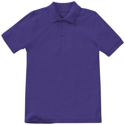Classroom Uniforms for Boys and Girls, Short Sleeve Pique Polo CR832D, 3T, Dark Purple