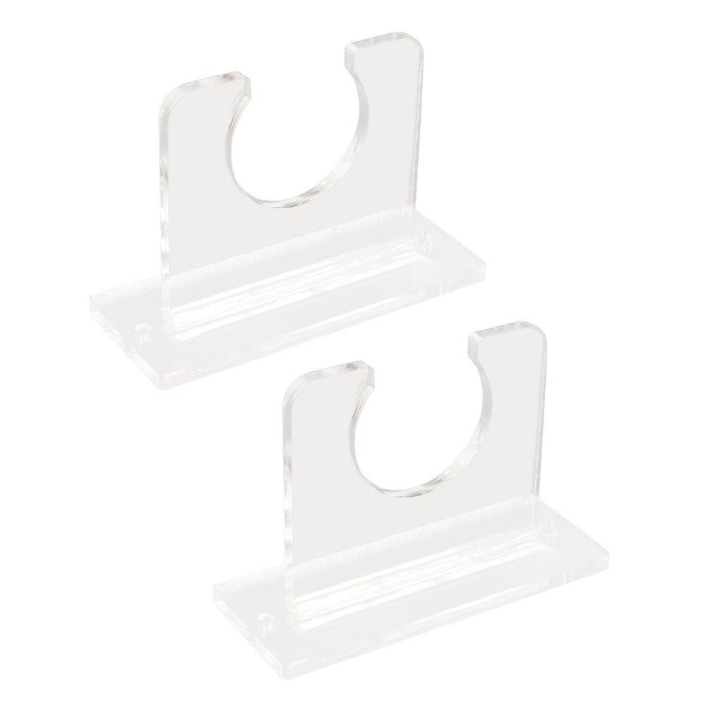 2pcs Baseball Bat Holder Vertical Softball Bat Display Stand Wall Mount Display Rack Vertical Display Sturdy Acrylic Bat Hanger Baseball Bat for Baseball Bat