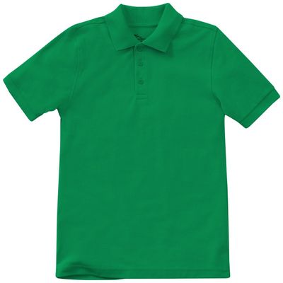 Classroom Uniforms for Boys and Girls, Short Sleeve Pique Polo CR832D, 3T, SS Kelly Green