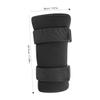 NOLITOY 2pcs Wrist Support Brace for Sports Hand Protector for Fitness Activities Breathable Material Comfortable Compression for Injury Prevention Black view 4