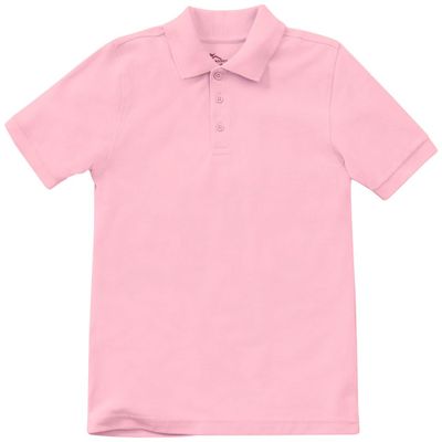 Classroom Uniforms for Boys and Girls, Short Sleeve Pique Polo CR832D, 3T, Pink