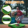honeypet Pitching Mound Portable Softball Baseball 4" Pitching Mound Antifade Synthetic Turf with Regulation Pitching Rubber for Indoor and Outdoor Mobile Youth Training view 4