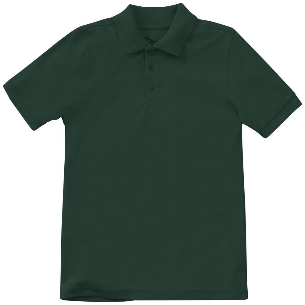 Classroom Uniforms for Boys and Girls, Short Sleeve Pique Polo CR832D, 3T, SS Hunter Green