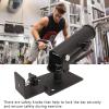 XHTLLO Portable T Bar Row Platform for Fitness, Rugged Stainless Steel Construction, Safety Knobs for Secure Locking, Muscle Training for Back, Shoulders, Core, and Arms view 2