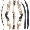 62" ILF Recurve Bow for Adult Youth Hunting Takedown 25-65Lbs Right Hand Gordon Bow Limbs CNC Machining (Desert Gray, 50Lbs) view 1