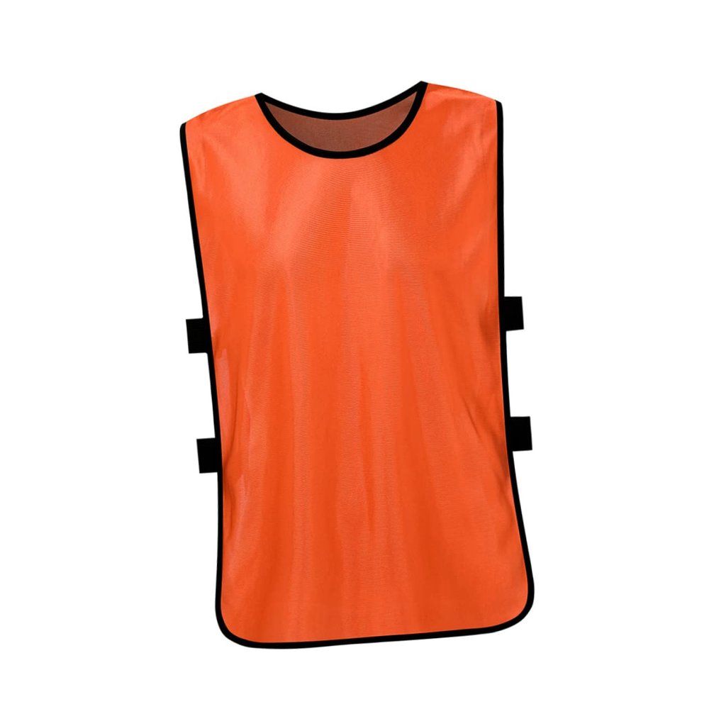 Gogogmee Training Vest for Football 2 Pieces Game Waistcoat Lightweight Size Xxs Quickly Dry Vest Fluorescent Color