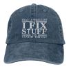 Funny Saying Hats for Women Baseball Cap That's What I Do I Fix Stuff and I Know Things Outdoor Caps for Mens Tennis Hat view 2