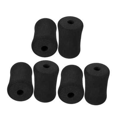VANZACK 6pcs Foam Sit-up Board Covers Leg Pads Sponge Material for Gym Replacement Parts