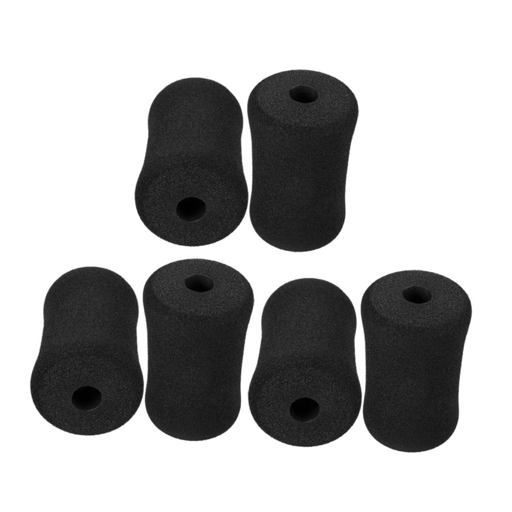 VANZACK 6pcs Foam Sit-up Board Covers Leg Pads Sponge Material for Gym Replacement Parts