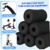 VANZACK 6pcs Foam Sit-up Board Covers Leg Pads Sponge Material for Gym Replacement Parts view 3