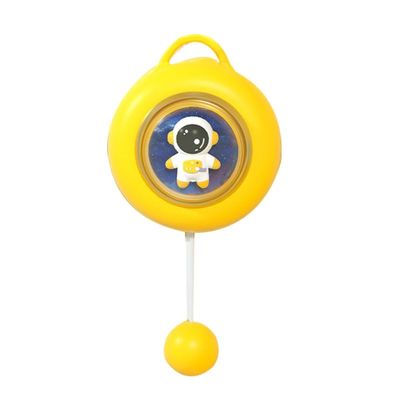Table Tennis Training Device Kids Corrective Exercise Hand Eye Coordination Hanging Table Tennis Trainer Parent Child Sensory Training Device for Home (Yellow)