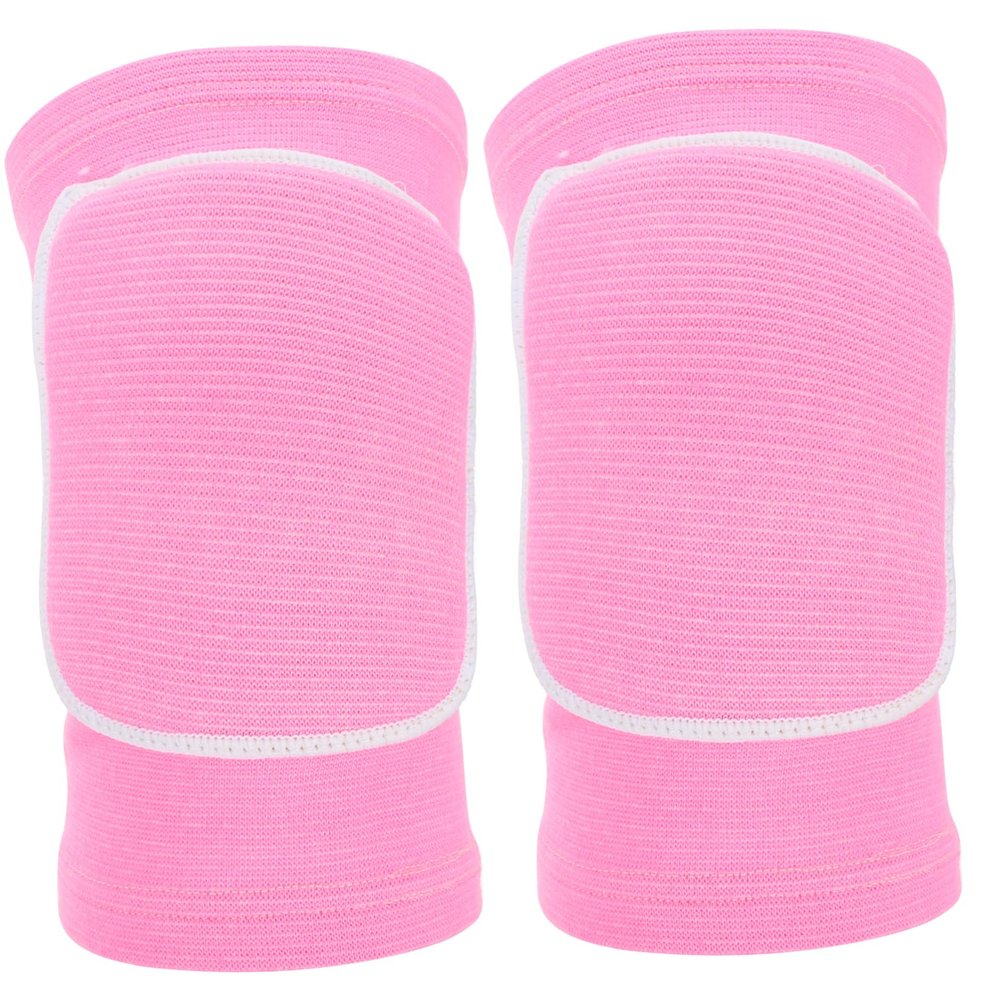 Outanaya Sports Knee Pads Breathable Comfortable Knee Sleeves for Dance Outdoor Activities Thick Sponge Protector for Women Boy Girl Pink