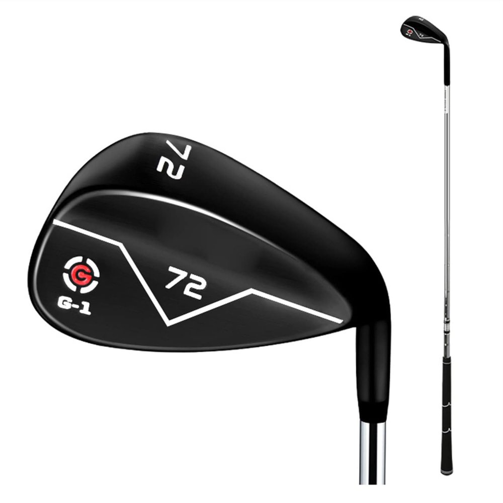 Golf Sand Wedge Club, 72 Degree Right Hand Sand Wedge, CNC Texture, Stainless Steel, for Men and Women, Sports Outdoor Club