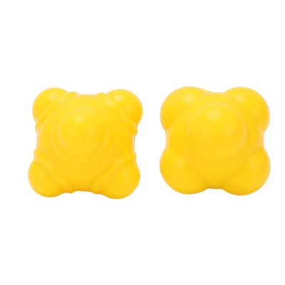 Pilipane 2pcs Irregular Rubber Agility Trainer Balls Hand Eye Coordination Training Balls