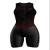 Sparx Women Triathlon Suit Tri Short Racing Cycling Swim Run (Black Skin, XL) view 2