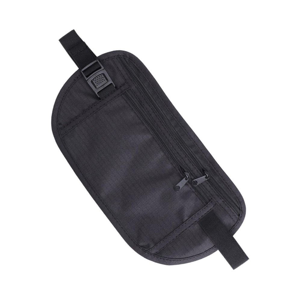 SUPVOX Running Belt Pocket Travel Money Belt Wallet Adjustable Waist Bag for Hiking Vacation Random Style
