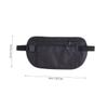 SUPVOX Running Belt Pocket Travel Money Belt Wallet Adjustable Waist Bag for Hiking Vacation Random Style view 3