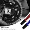 2PCS Motorcycle Chain Brush,Double-Ended Motorcycle Chain Cleaner with Three-Sided and Long Bristles,Universal Motorcycle Chain Cleaning Kit for Motorcycle Bicycle Mountain Bike (1 Red + 1 Blue) view 4
