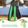 INOOMP 2sets Rugby Waist Flag Set Wear-resistant Belts Reusable Flags for Training and Competition for Youth and Adults view 3