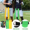 INOOMP 2sets Rugby Waist Flag Set Wear-resistant Belts Reusable Flags for Training and Competition for Youth and Adults view 4