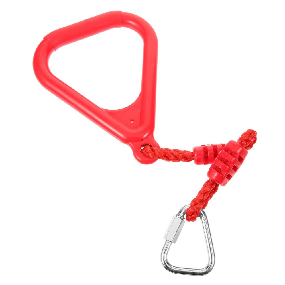 Outanaya Children's Swing Set Accessory Ropes Swing Hanging Plastic Gymnastic Ring Fitness Ring Random Style