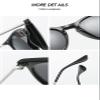 GeRRiT Sunglasses Retro Classic Round Polarized Sunglasses Fashion Men And Women Dazzling Pink Black Frame Mirror Sunglasses UV400 (Color : Yellow Framed Brown Mirror B), 4812414 view 3