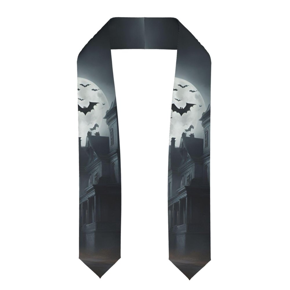 SSIMOO Halloween Horror Adult Graduation Stole,Exquisite Graduation Stole,Personalized Graduation Gifts,Unisex