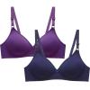 Wireless Bras for Women Wirefree Full Coverage Bralettes No Underwire Comfort Bras Soft Push Up Everyday T Shirt Bras view 1