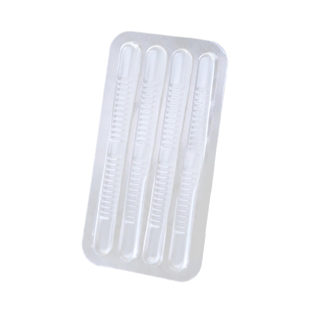 FOMIYES 4pcs Corrugated Card Sticker Thin Heel Stickers Adhesive Shoes Tape for Foot Pain Relief