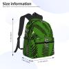 ZISHAK Natural Plant Silhouette Fern Leaves Print Comfortable Backpack,Your Essential Casual Travel Bag For Outdoor Adventures view 4