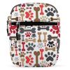 Dogs Paws and Bones Men's Crossbody Bag Small Messenger Shoulder Bags Sling Pack Gift for Women