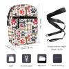 Dogs Paws and Bones Men's Crossbody Bag Small Messenger Shoulder Bags Sling Pack Gift for Women view 3