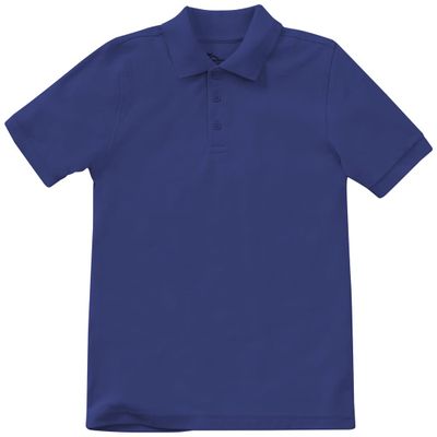 Classroom Uniforms for Boys and Girls, Short Sleeve Pique Polo CR832D, 4T, SS Royal