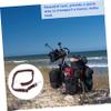 BESPORTBLE 4pcs Adjustable Elastic Cargo Binding Belt Heavy Duty Flat Bungee Straps for Motorcycles and Trunks Sturdy Hooks for Secure Fastening view 2