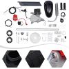 100cc Bicycle Engine Kit 2-Stroke Motorized Bicycle Fit Petrol Gas Motor Conversion Kit Air Cooling Motorized Engine Kit 44 Tooth for Motorized Bike for 26" 28" V Frame Bicycle view 3