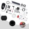 100cc Bicycle Engine Kit 2-Stroke Motorized Bicycle Fit Petrol Gas Motor Conversion Kit Air Cooling Motorized Engine Kit 44 Tooth for Motorized Bike for 26" 28" V Frame Bicycle view 4
