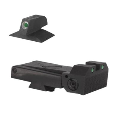 Kensight Ruger SR1911 Adjustable Contoured Base Tritium Night Sight Set, Black, 972-263 972263