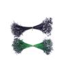 VANZACK 50pcs Fishing Leader Wire High Strength for and Freshwater for Bait and Lures Abrasion Resistant Green and Black view 1