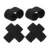 SUPVOX 6pcs Elastic Belt Loop Retainer for Men Black Webbing Belt Keepers Backpack Straps view 1