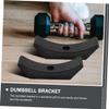 VANZACK 6pcs Dumbbell Saddle Replacement Dumbbell Holder for Secure Storage Lightweight and Wear-resistant Bracket for Types view 3