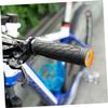 KOMBIUDA 1pair Aluminum Alloy Bike Handlebar End Plugs Wrench Easy to Install Handlebar Caps for Road and Mountain Bikes Golden view 3