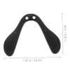 NineFit Basics 3pcs Glasses Pads Eyeglass Accessories Glasses Lentes Gel Bicycle Stand UK Guards for Eyeglasses Arm Mirror Frame Kit Eyeglass Pads Metal Protector Child, Black view 2