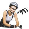 NineFit Basics 3pcs Glasses Pads Eyeglass Accessories Glasses Lentes Gel Bicycle Stand UK Guards for Eyeglasses Arm Mirror Frame Kit Eyeglass Pads Metal Protector Child, Black view 4