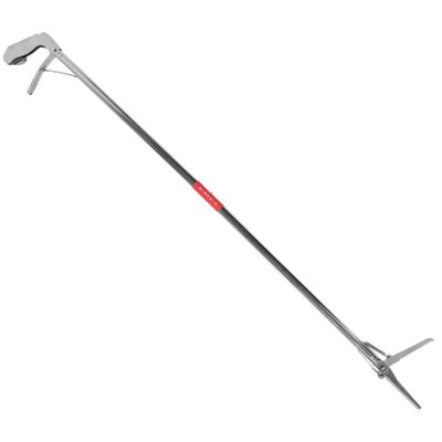 FONDOTIN Stainless Steel Snake Catcher Clip Tool Non-Slip Grip Reptile Tongs for Safe Handling of Snakes Gardens and Yards and Lightweight Design